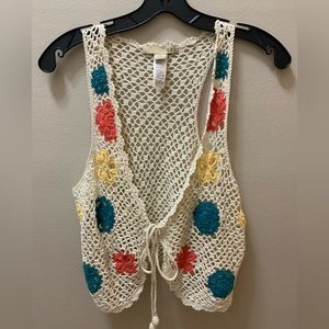 XXi Crocheted Vest